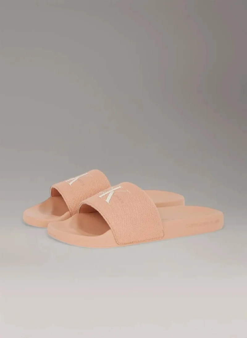 Calvin Klein Jeans Canvas Logo Sliders
