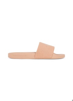 Calvin Klein Jeans Women's Monogram Slides - Cotton, Pink  - Image 1