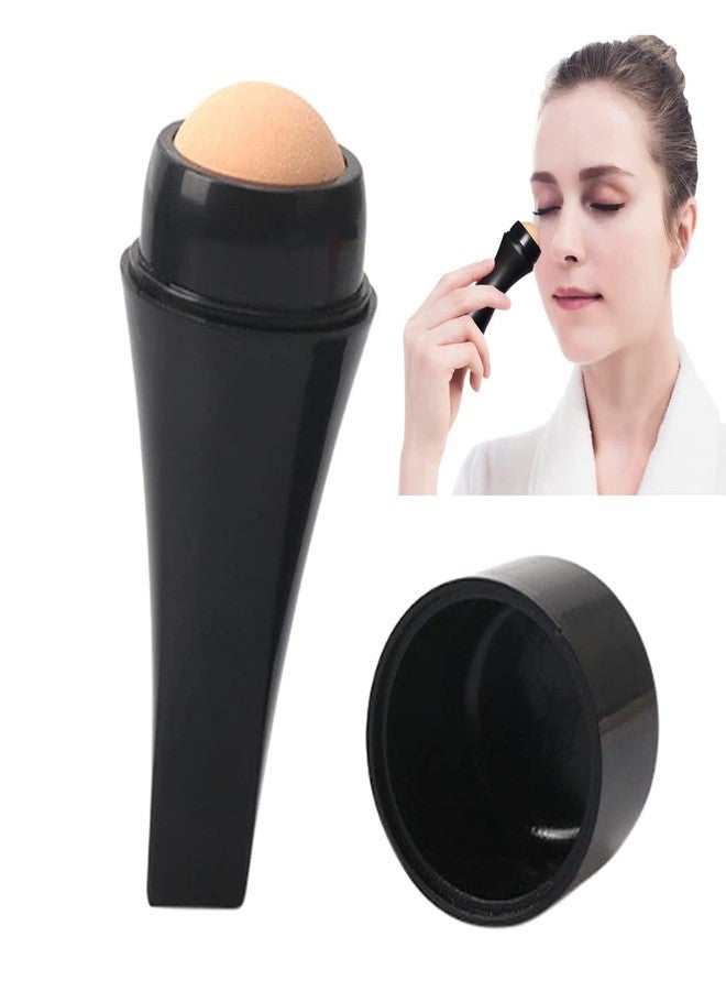 Shrevi Face Oil Absorbing Roller for Oily Skin - Reusable Volcanic Stone Oil Control Roller, Portable Face Oil Remover, Shine Remover for Makeup, Blotting Roller for Women & Men - Image 1