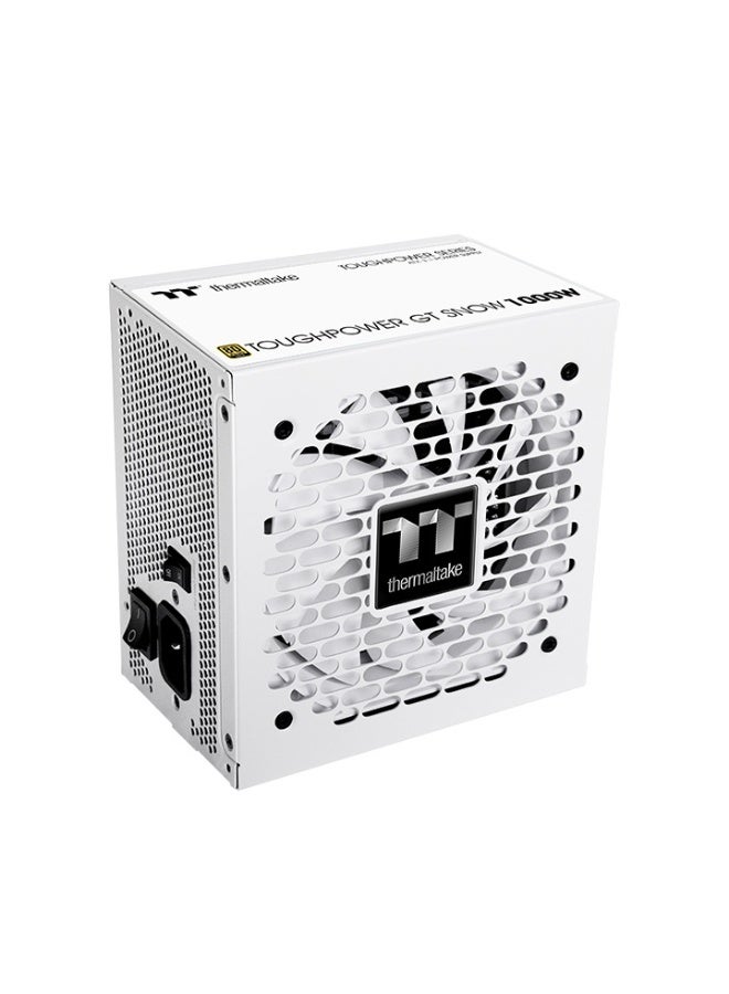 Thermaltake Toughpower GT Snow 1000W 80 PLUS Gold Fully Modular ATX 3.1 Power Supply, PCIe Gen 5.1 Ready, Single +12V Rail, Smart Zero Fan, White Flat Cables, Industrial-Grade Protections, White | PS-TPT-1000FNFAGK-W - Image 2