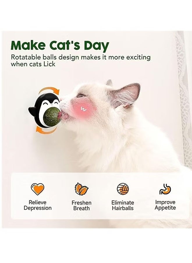 Quantum 3 PCS  Catnip Ball Toys, Edible Cat Licking Toy, for Licking - Image 3