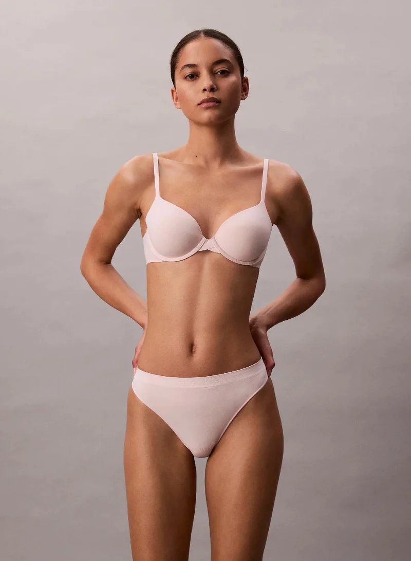 Calvin Klein Eggshell Pink Thong - Bonded Flex Seamless for Women | Best Price UAE