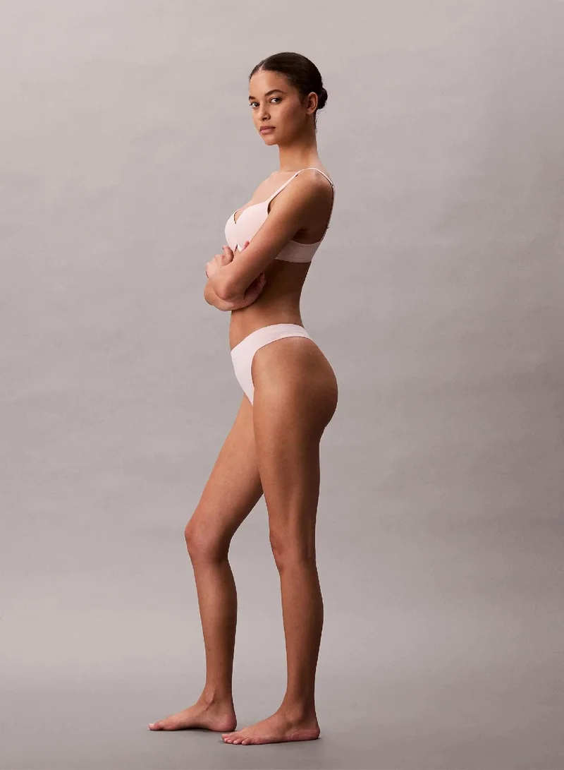 Calvin Klein Eggshell Pink Thong - Bonded Flex Seamless for Women | Best Price UAE