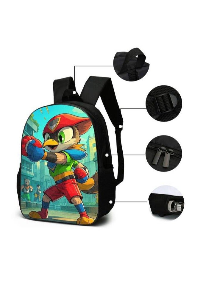Cartoon style universal three-piece schoolbag - 1386 - Image 5