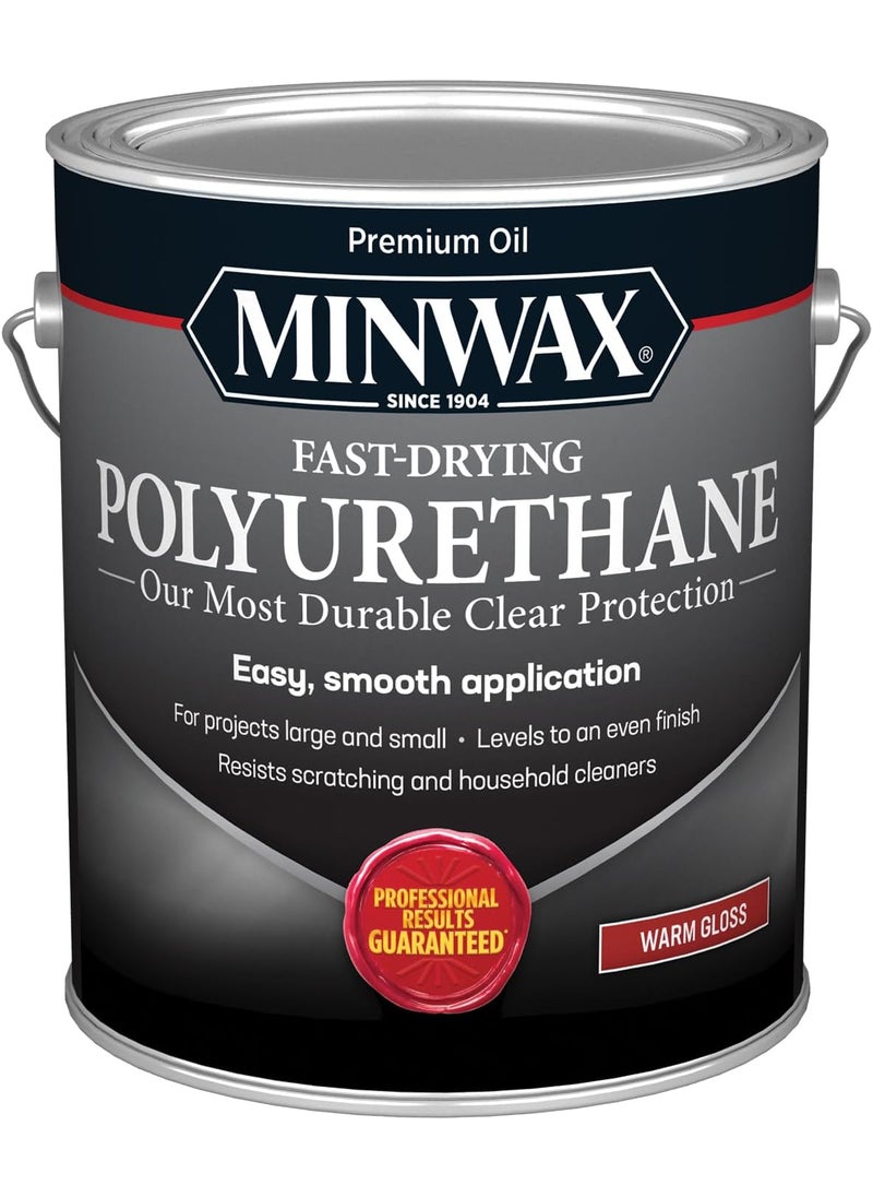 Minwax 1 gal Minwax 71030 Clear FastDrying OilBased Polyurethane Gloss  - Image 1
