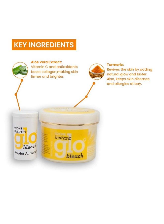 Ozone منظف الوجه D Tan 250 جرام مع مبيض فوري جلو 200 جرام لبشرة متوهجة وناعمة - Image 5