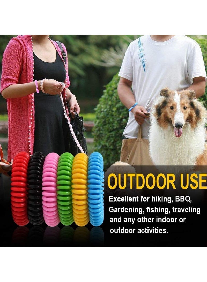 SYOSI 12Pack Reusable Bracelet, Natural and Waterproof Wrist Bands for Children and Adults, Nature Citronella, Lemongrass and Eucalyptus, Individually Wrapped, Travel Protection Outdoor Indoor - Image 4