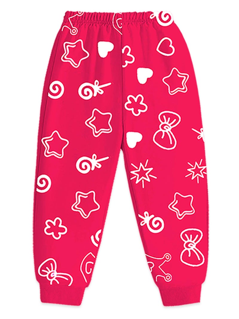 Kuchipoo Regular Fit Baby Girls Pyjamas - Pack of 5 (Multicolor, 4-5 Years, PAJ-171) - Image 3