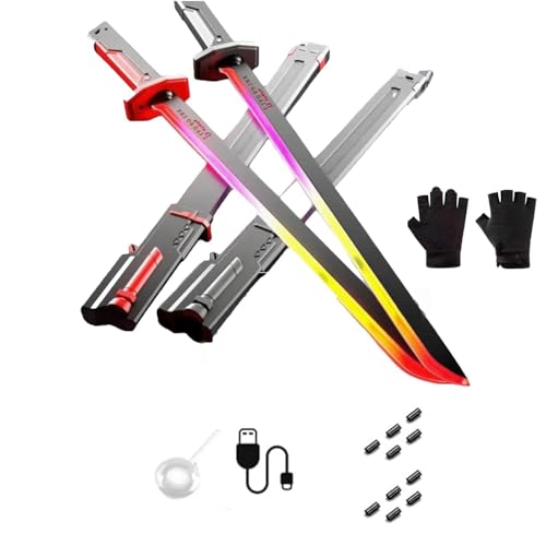 Breatoi Sparkblade LED Sword with Smoke & Spark Effects – 7-Color Light Katana with Sound FX | Anime Cosplay Prop - Image 2