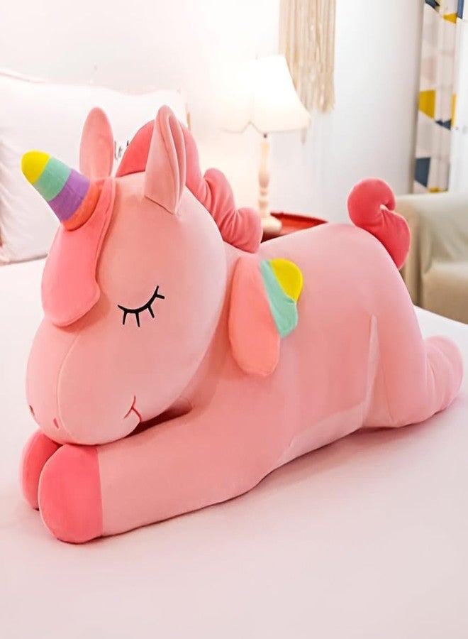 Softdreams Soft Plush Toy for Kids - Cute Stuffed Animal Soft Toy - Soft Cuddly Toy for Baby Boys & Girls, Return Gift - Sleeping Unicorn - Image 4