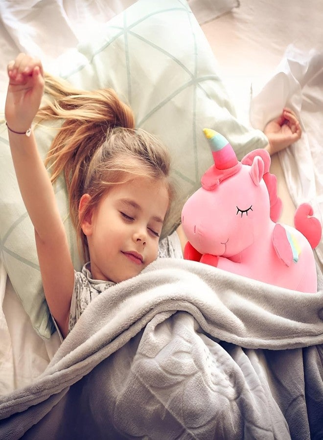 Softdreams Soft Plush Toy for Kids - Cute Stuffed Animal Soft Toy - Soft Cuddly Toy for Baby Boys & Girls, Return Gift - Sleeping Unicorn - Image 5