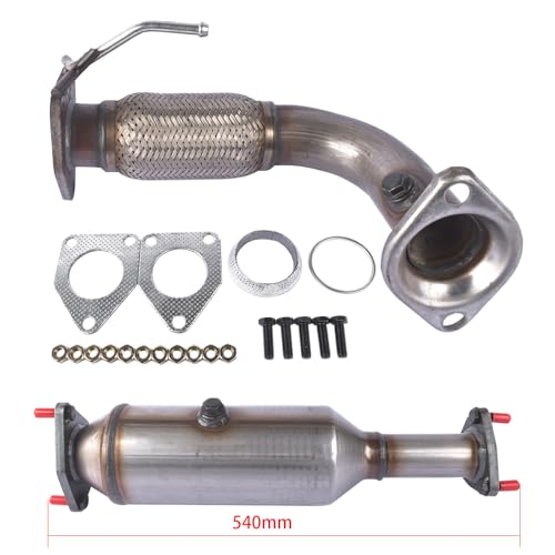 AKWH Front Flex Pipe & Catalytic Converter 16299 52349 Replacement for Honda Accord 2.4L 2003 2004 2005 2006 2007 AKWH - Image 2