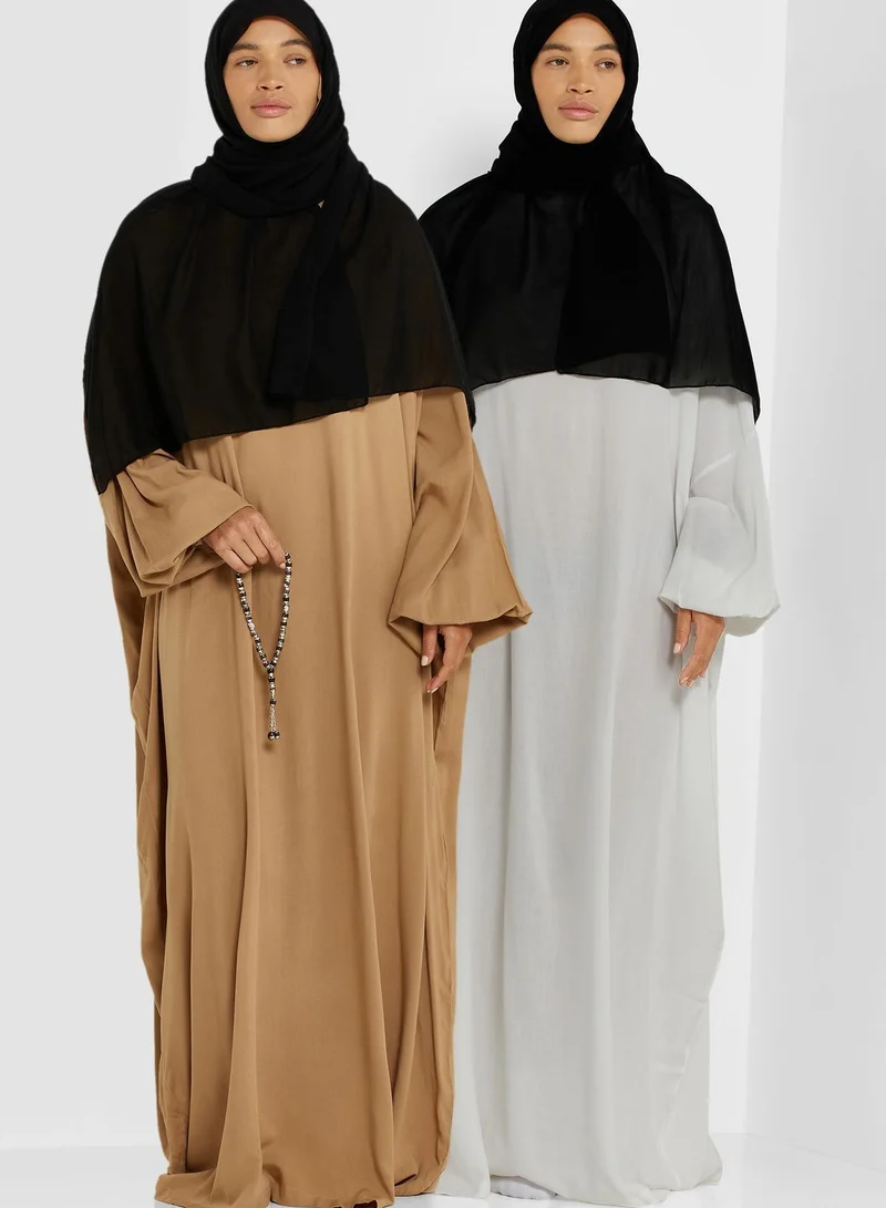 hayas closet Prayer Dresses set with Sheila and tasbih