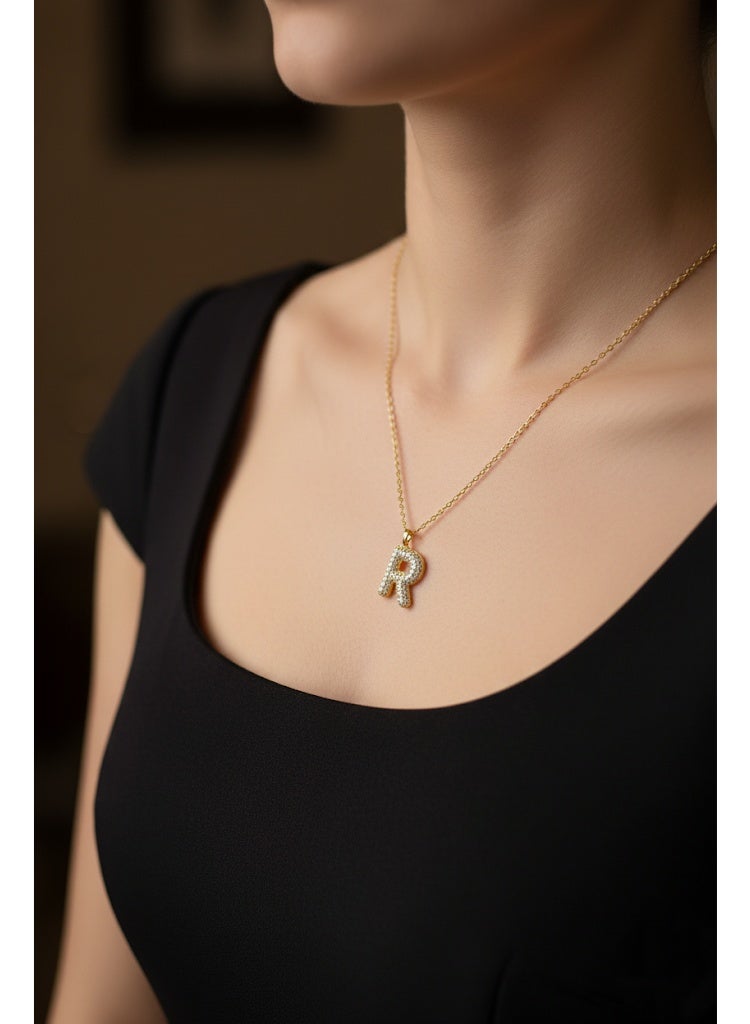 فلافي سلسلة حريمي بدلاية حرف مرصعة بالكريستال – لمسة راقية - Image 1