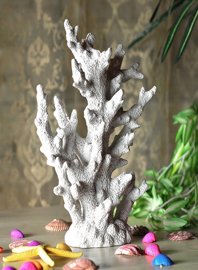 Tirifer Artificial Aquarium Coral Ornament White Resin Faux Coral Branch Decoration for Fish Tank Landscape - Image 5