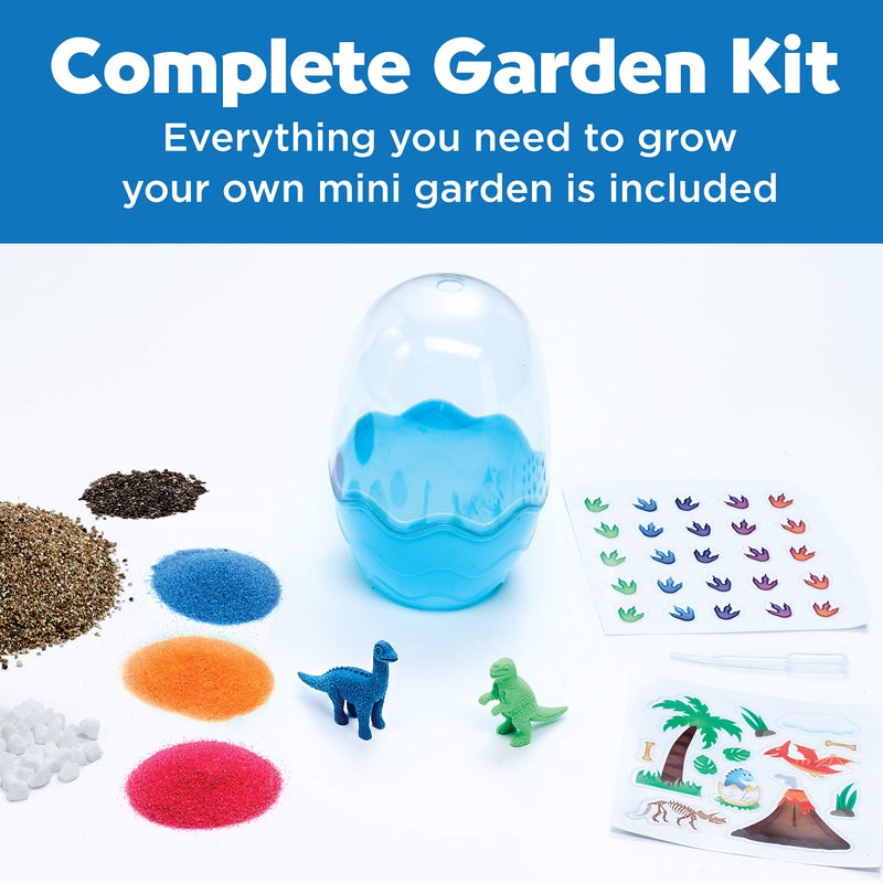 Creativity for Kids Mini Garden Dinosaur: Terrarium Kit for Kids - Dinosaur Crafts for Boys, Dinosaur Toy and Science Kit for Kids, Holiday Stocking Stuffers (Ages 6+) - Image 5