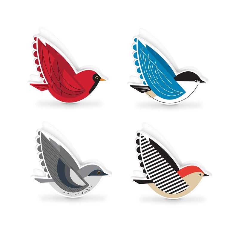 Sur La Table Genuine Fred Tweet Treats Bag Clips Set of 4 