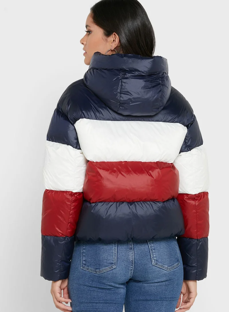 TOMMY HILFIGER Colorblock Puffer Jacket