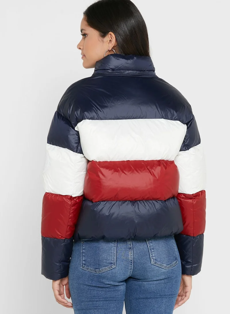 TOMMY HILFIGER Colorblock Puffer Jacket