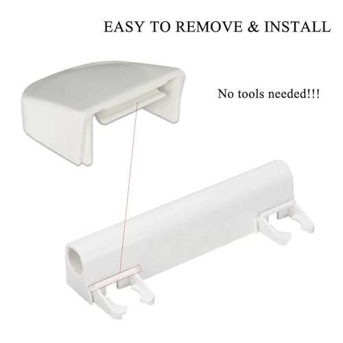 VALLVATER 6 Packs Toilet Seat Hinge Cover Caps Compatible with Kohler 7315/7316 Toilet Seat Replacement Parts - Image 3