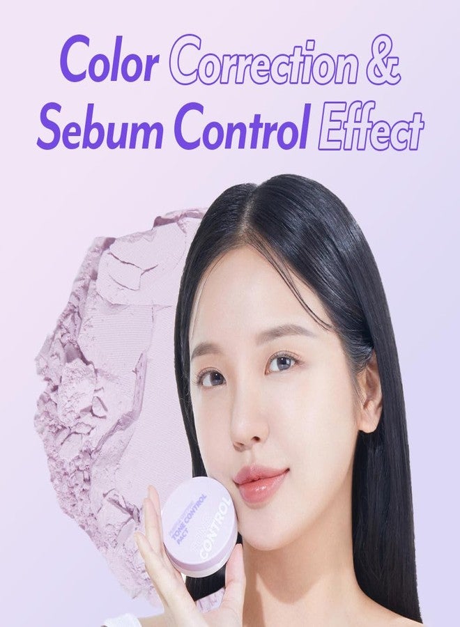 I'M MEME Compact - Purple Cotton Tone Control Pact | Korean Pressed Setting Powder With Berry Complex, Makeup Powder Foundation, Translucent Compact, Finishing Powder, Oil Free Face Powder, 0.35 Oz - Image 4
