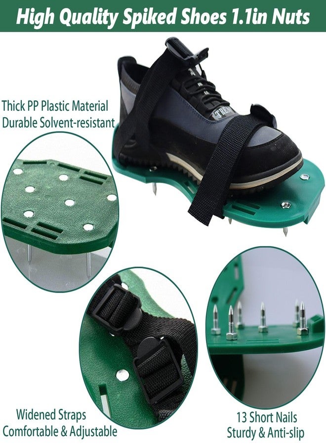 DBYANAN 9 Inch Screed Spiked Roller Self Leveling Concrete Roller Epoxy Roller Spike Shoes for Epoxy Flooring Cement Floor Leveling Tools Screed Compound Roller - Image 2