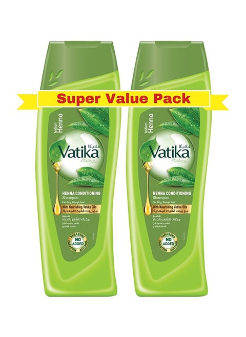 Pack Of 2 Indian Henna Conditioning Shampoo 400Ml