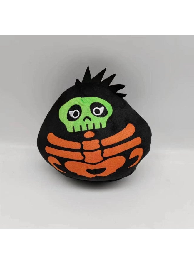 Triangular Pumpkin Plush Toy Soft Stuffed Doll Alien Game Surrounding Cartoon Character Gift PP Cotton Filled Triangular Plushie-Specifications:Pumpkin-Color:Mixed Bag - Image 4