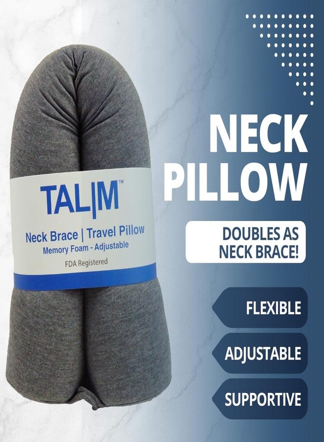 TALA Medical Memory Foam Travel Pillow & Neck Brace | Ultimate Comfort & Adjustable Support - Image 2