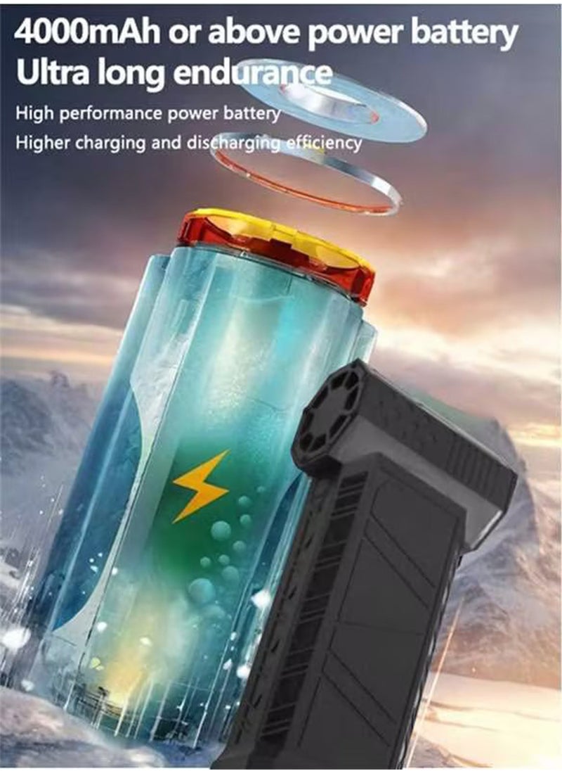 JOGAMS - Jet Dry Mini Blower 130000 RPM Portable Mini Jet Dry Blower 4 Speeds Adjustable Electric Air Duster for Computer Keyboard Outdoors Car Home - Image 1