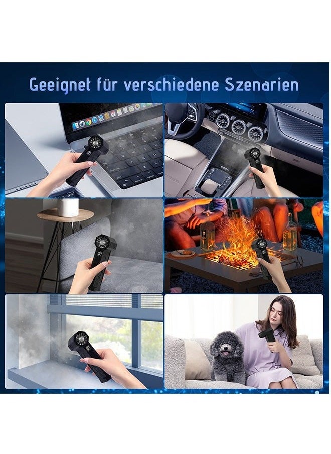 JOGAMS - Jet Dry Mini Blower 130000 RPM Portable Mini Jet Dry Blower 4 Speeds Adjustable Electric Air Duster for Computer Keyboard Outdoors Car Home - Image 1