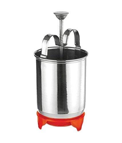 Emergity Stainless Steel Medu Vada Maker Machine Hygienic Way for Hassel Free Perfectly Shaped Medu WADA Making Silver - Image 1