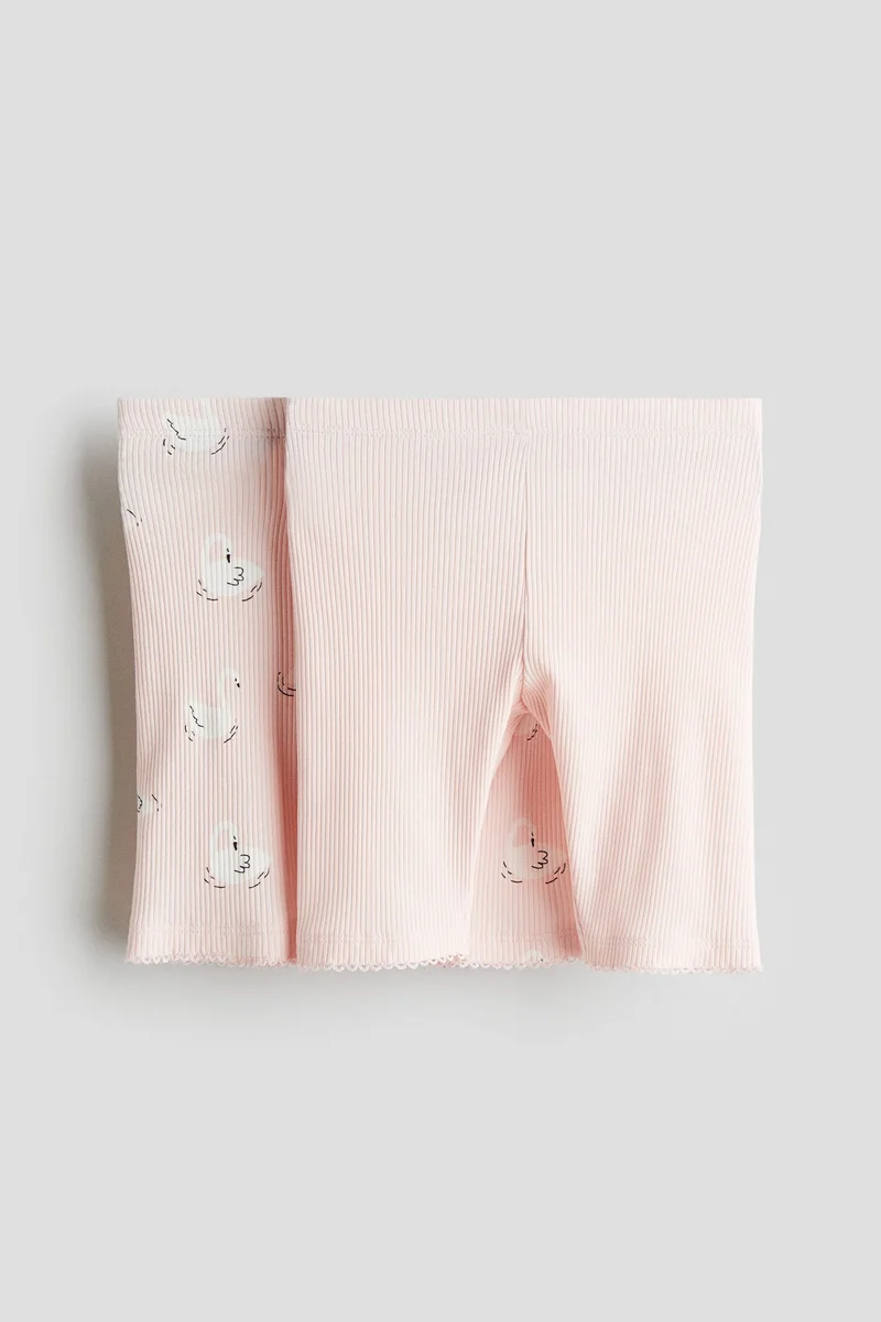 اتش اند ام 2-pack ribbed cycling shorts