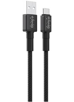 DIVICO Usb A To Type C Cable Nylon Braided Fast Charging Usb Cord Charger Wire For Samsung Galaxy S24 Note 20 M52 A13 A23 A53 Macbook Pro Nintendo Switch Huawei Gopro Hero 7 Ps5 Etc  - Image 2