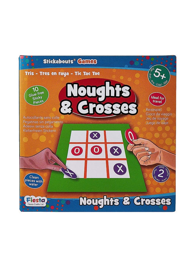 Fiesta Crafts - Noughts And Crosses - Stickabouts Game - Image 1