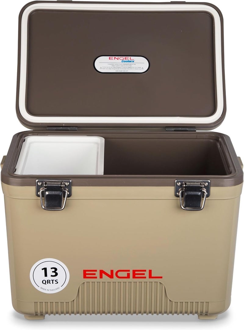 Engel 13qt Leak-Proof, Air Tight, Drybox Cooler and Small Hard Shell Lunchbox for Men and Women - Image 1