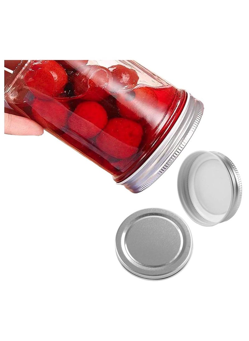 FUFU 8oz 12Pcs glass jar, with a sealed metal regular lid , a sealed clear glass jar, used for desserts, coffee beans, seasonings, honey, jam, jelly  - Image 3