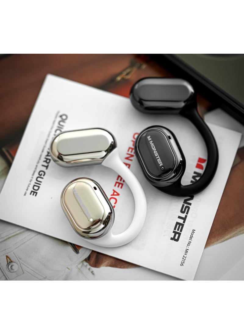 Monster Monster Open Free AC100: Open-Ear Headphones with AI Noise Reduction & Long Battery Life – Perfect for Active Lifestyles  - Image 5