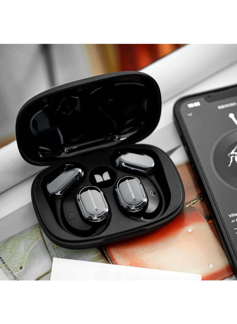 Monster Monster Open Free AC100: Open-Ear Headphones with AI Noise Reduction & Long Battery Life – Perfect for Active Lifestyles  - Image 2