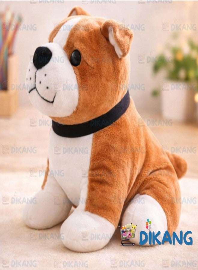 DIKANG Bull Dog Plush Soft Toys for Kids | Soft Toy for Girls/Boys | Plush Stuffed Toys for Boys and Girls | Dog Cute Kids Animal Toy (20CM, Bull Dog) - Image 5
