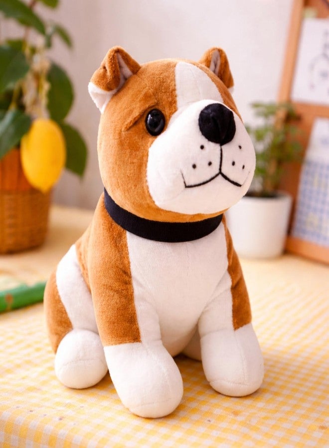 DIKANG Bull Dog Plush Soft Toys for Kids | Soft Toy for Girls/Boys | Plush Stuffed Toys for Boys and Girls | Dog Cute Kids Animal Toy (20CM, Bull Dog) - Image 1