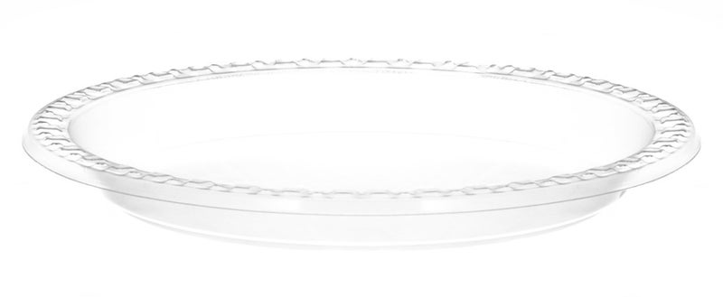 Plastimade [40 Count] Plastimade 9 Inch Dinner Plates Clear Disposable Heavy Duty Plastic  Ideal For Wedding  Catering  Parties  Buffets  Events  Or Everyday Use  1 Pack - Image 3