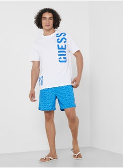 GUESS All Over Print Swim Shorts  - Image 2