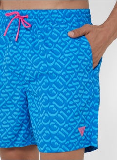 GUESS All Over Print Swim Shorts  - Image 4