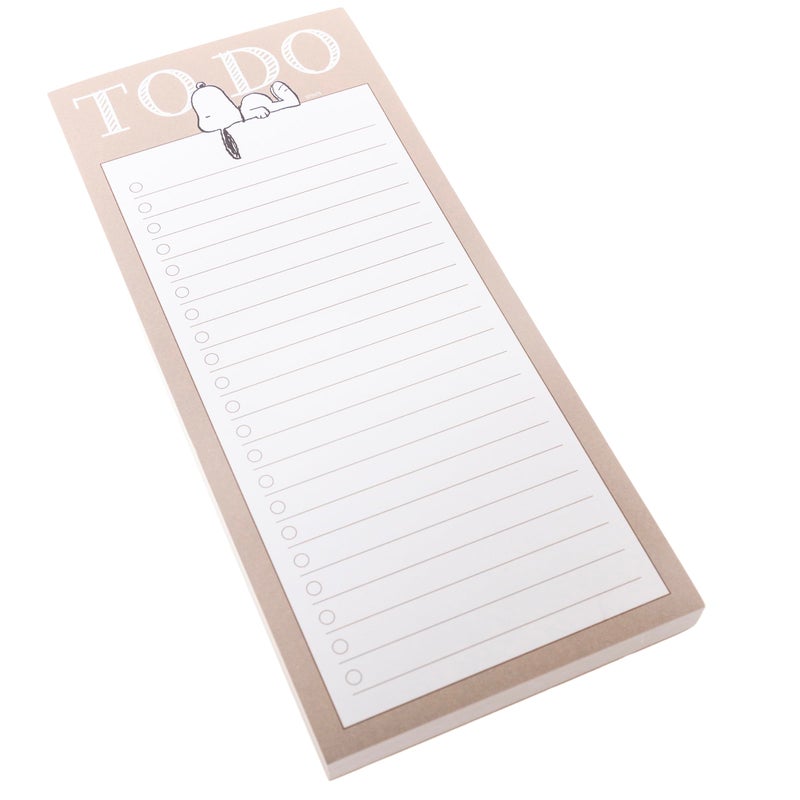 Graphique Snoopy Magnetic Notepad, 100 Tear-Away Sheets for Grocery, Shopping & To-Do Lists, Magnetic Writing Pad for Fridge, Kitchen, Office, Fun Gift for Snoopy Lovers - Image 3