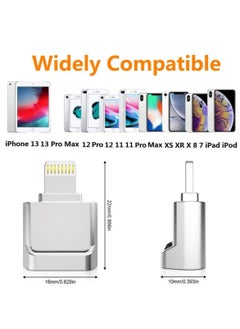 Excefore Micro SD Card Reader for iPhone iPad Micro SD Card Reader Viewer Adapter Memory Card Reading for iPhone 14/13/12/Pro/11/X/XR/Max/8 Support  - Image 5