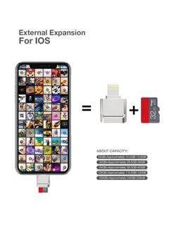 Excefore Micro SD Card Reader for iPhone iPad Micro SD Card Reader Viewer Adapter Memory Card Reading for iPhone 14/13/12/Pro/11/X/XR/Max/8 Support  - Image 4