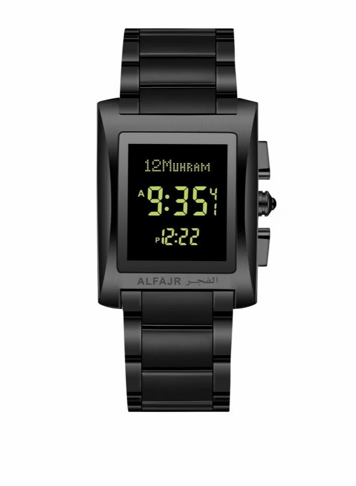 الفجر ساعة رقمية من الفولاذ المقاوم للصدأ للرجال WL-08