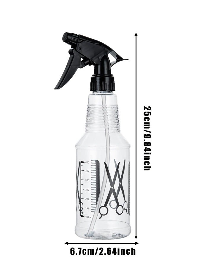 عبوة من زجاجتين رذاذ شفافتين لتصفيف الشعر، زجاجة رذاذ مانعة للتسرب لتصفيف الشعر، للاستخدام في الصالونات والبستنة والمنزل - Image 2