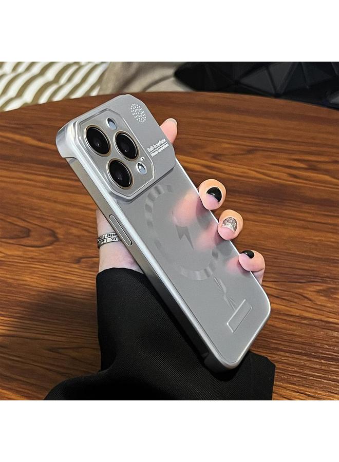 S-TOP Case For iPhone 13 Pro Max Frameless Aromatherapy MagSafe Magnetic PC Phone Case - Image 3